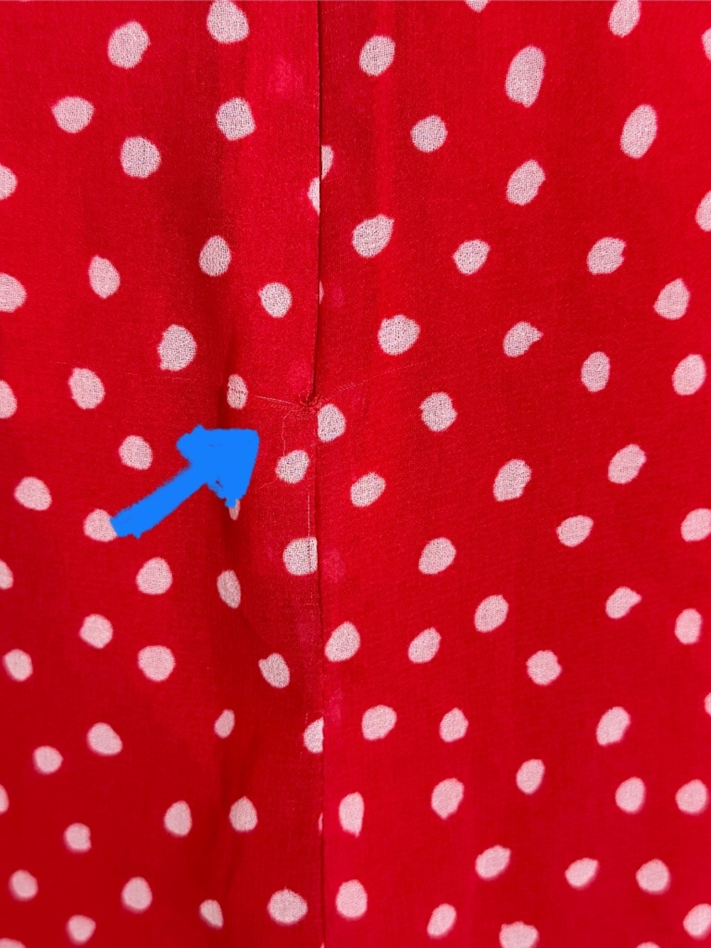 KEEPSAKE the Label Red and White Polka Dot Ruffle Dress size Small - Picture 9 of 11